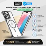 PHONE REBEL Frosted Flex Gen6 Magsafe Case for iPhone 16 Pro